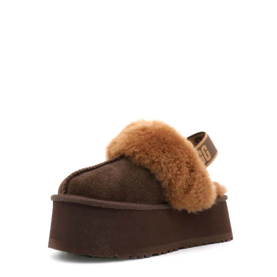 Sale Slipper UGG FUNKETTE - Burnt Cedar