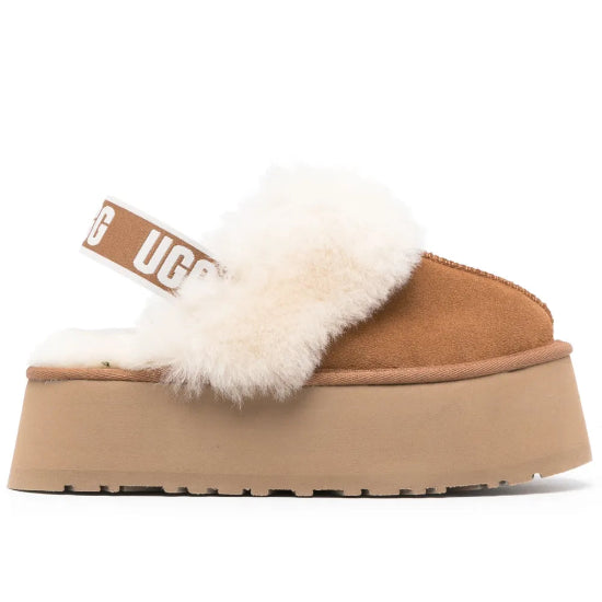 'funkit' suede slippers with 60mm heel and back strap