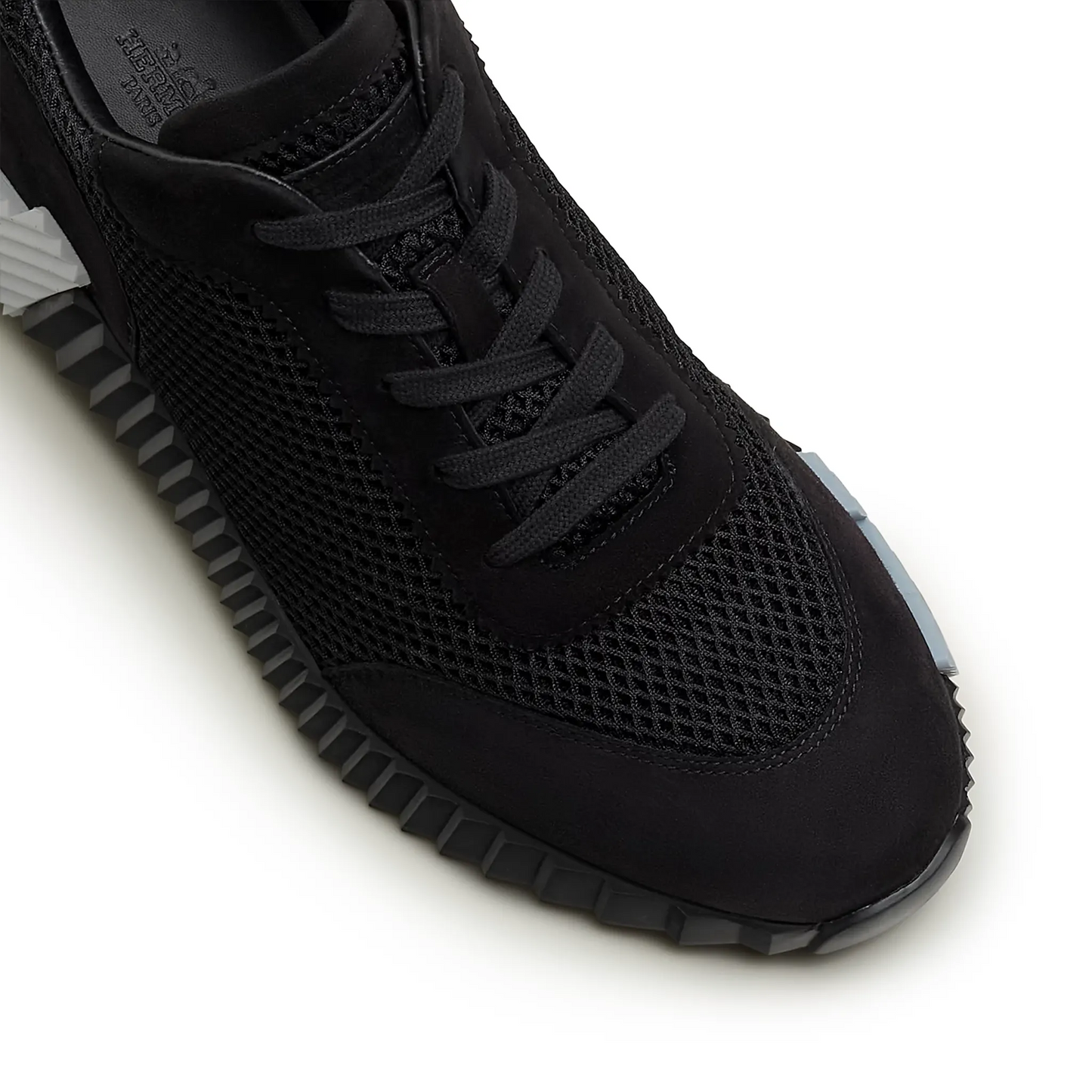 Hermes Black/White Mesh and Suede Bouncing