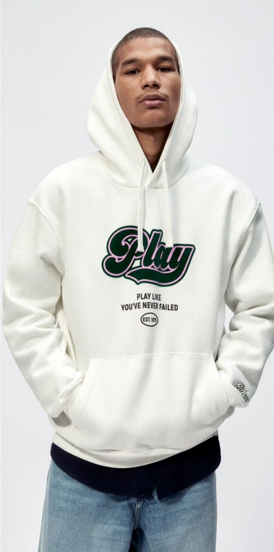 Zara Oversized Hoodie Printed | Play