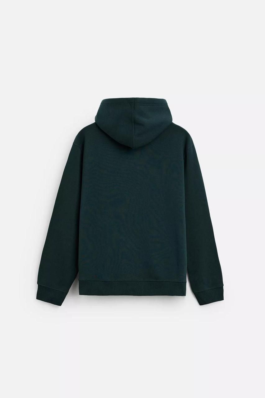 Zara Oversized Hoodie Printed | Green NY