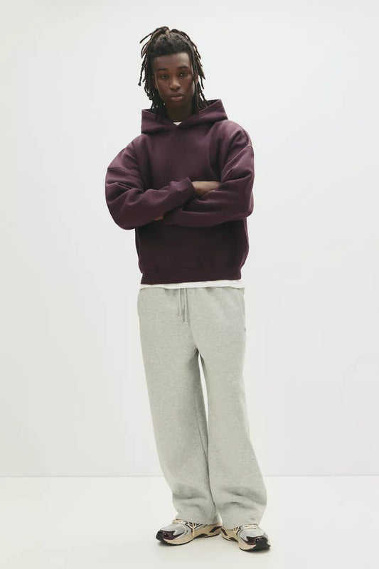 Pull & Bear STWD Box Fit Hoodie | Mauve
