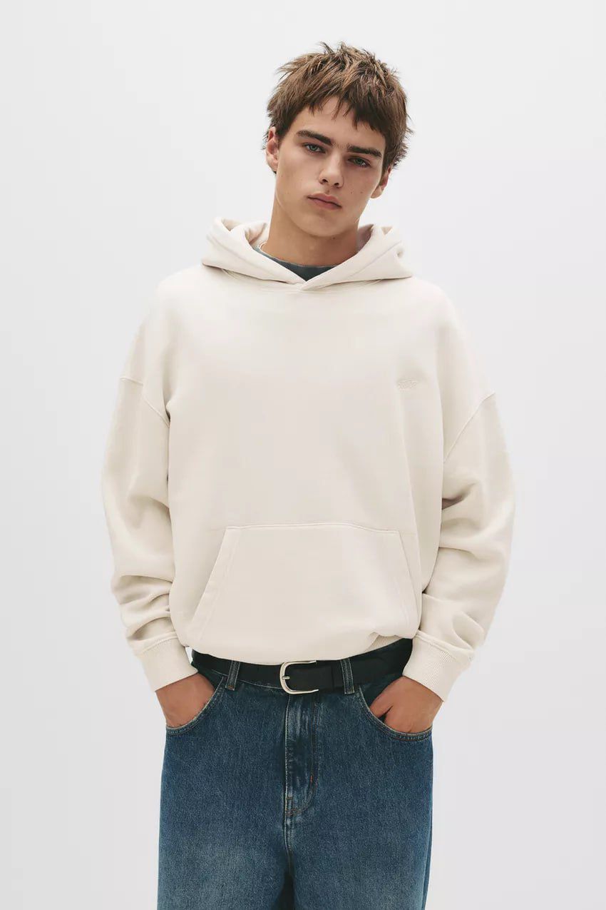 Pull & Bear STWD Box Fit Hoodie | Begie