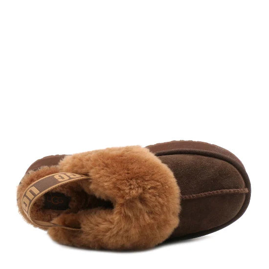 Sale Slipper UGG FUNKETTE - Burnt Cedar