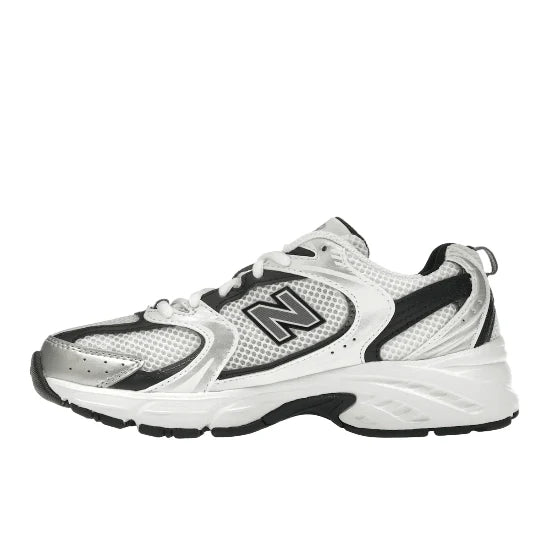 Sale New Balance 530 White Silver Metallic Black
