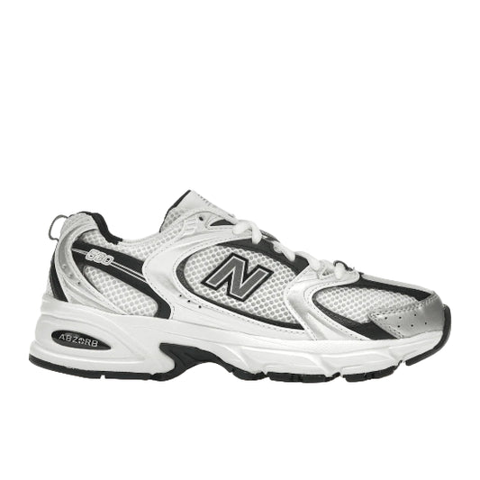 New Balance 530 White Silver Metallic Black